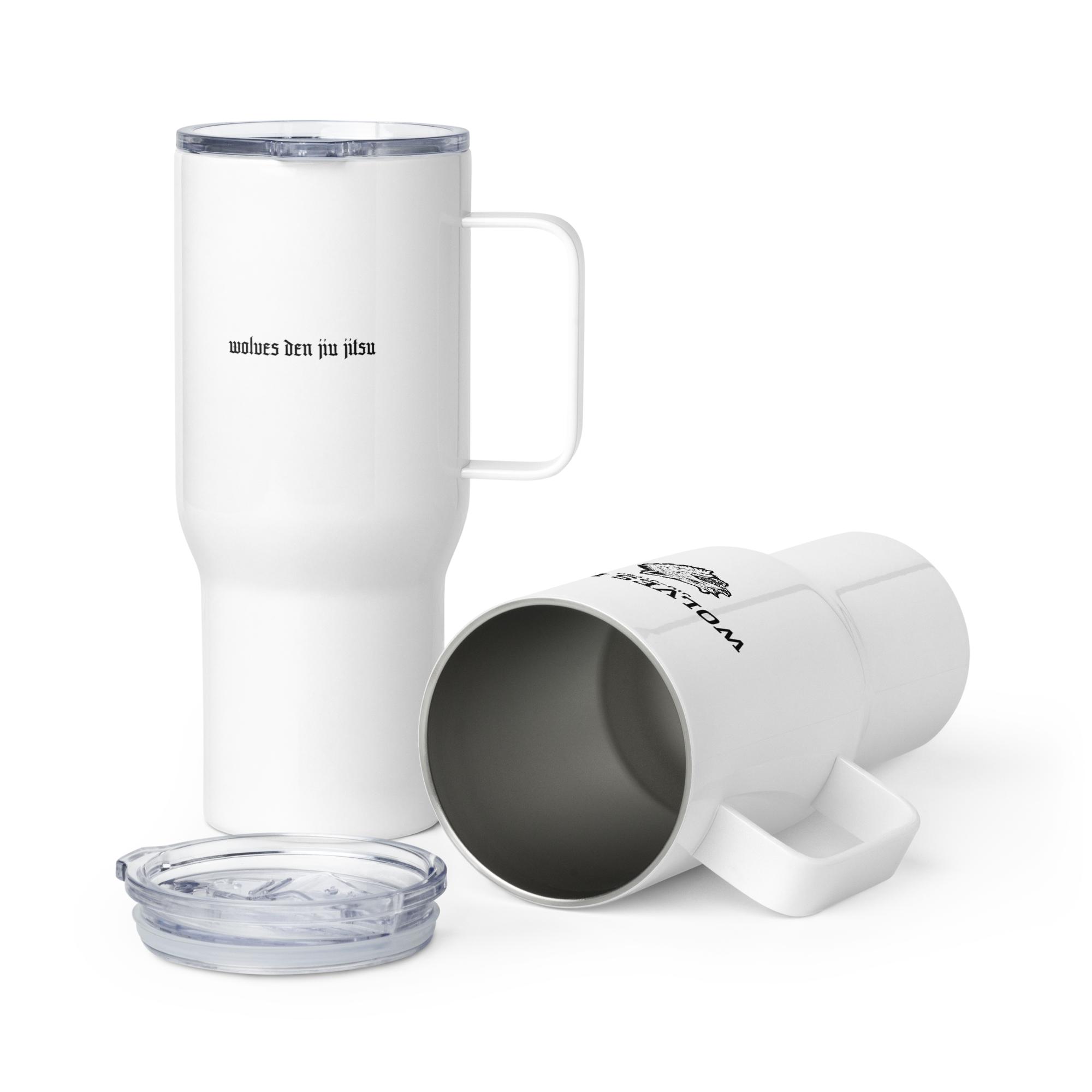 WD Travel mug with a handle